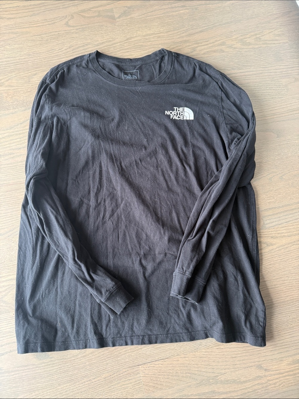The North Face Black Long-Sleeve Logo Tee